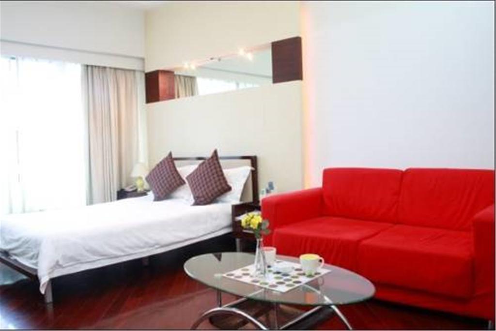 Shanghai Skiline World Union Service Apartment Экстерьер фото