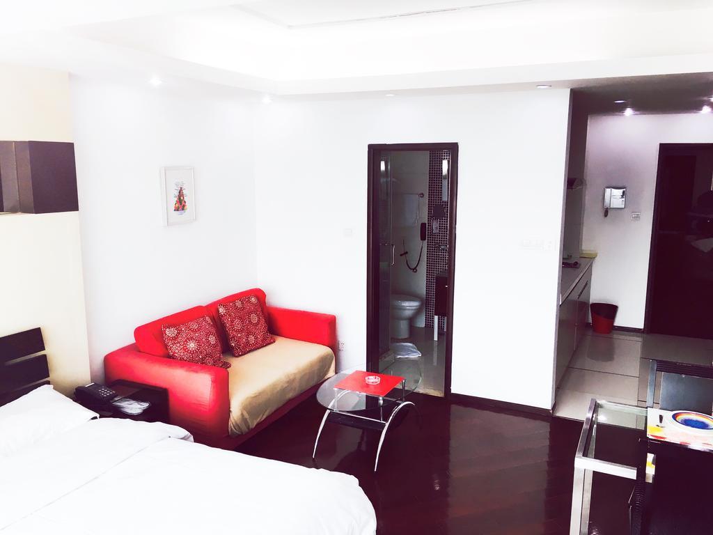 Shanghai Skiline World Union Service Apartment Экстерьер фото